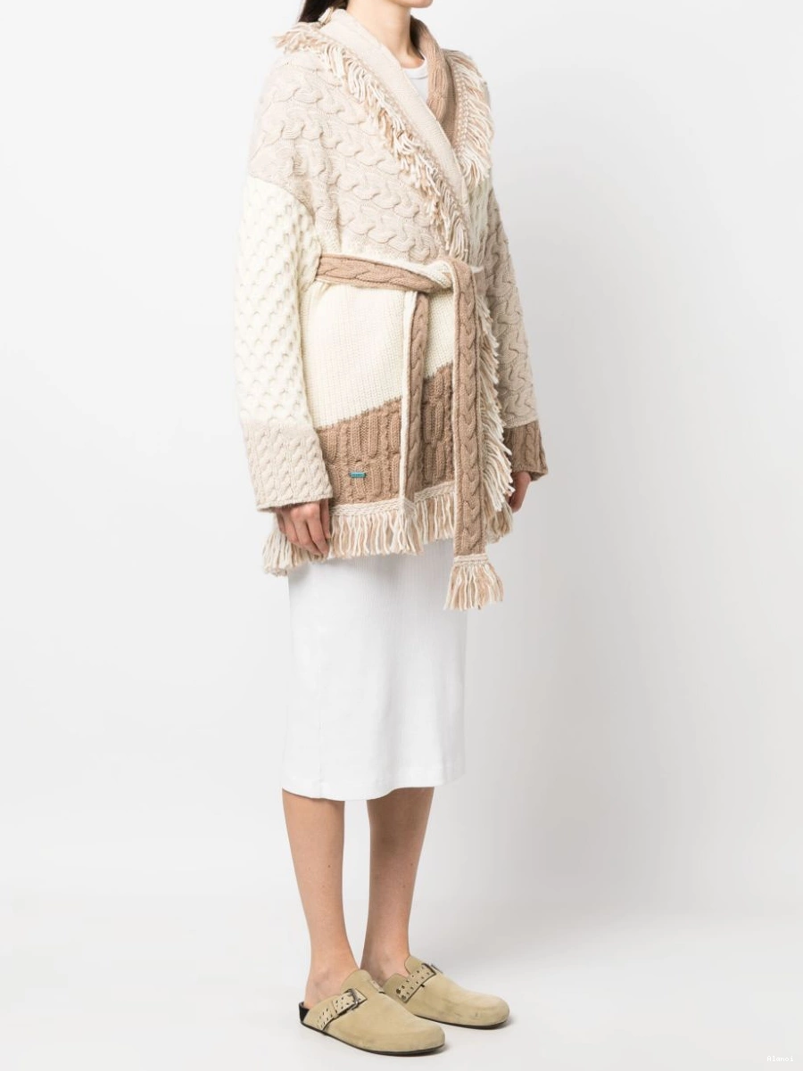 Cheap cardigan Women Alanui wool Glacier Talking 0813